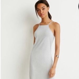 Forever 21 Side Slits Grey Maxi Dress